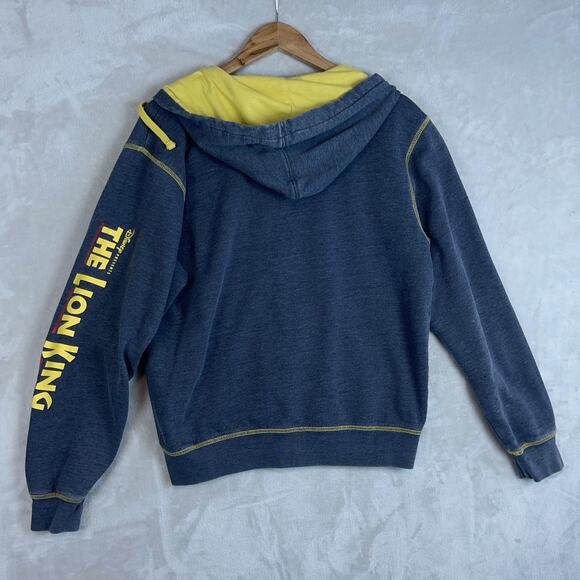 Disney Lion King Broadway Musical Hoodie Zip-Up Sweater Gray Size Medium - Picture 5 of 10